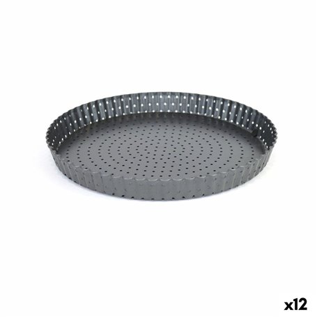 Moule à gâteaux Quttin Perforé Démontable 28 x 3 cm (12 Unités)