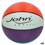 Ballon de basket John Sports Rainbow 7 Ø 24 cm 12 Unités