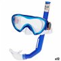 Masque de Plongée avec Tube AquaSport Enfant (12 Unités)