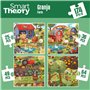 Puzzle Enfant Colorbaby 4 en 1 174 Pièces Ferme 68 x 68 cm (6 Unités)