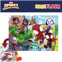 Puzzle Enfant Spidey Double face 24 Pièces 70 x 1,5 x 50 cm (6 Unités)