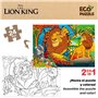 Puzzle Enfant The Lion King Double face 24 Pièces 70 x 1,5 x 50 cm (12