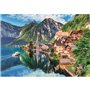 Clementoni - 1500p Hallstatt - 59.2 x 84.3 cm - Avec poster