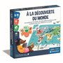 Clementoni - Puzzle a la découverte du monde - Avec activités, défis,