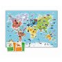 Clementoni - Puzzle a la découverte du monde - Avec activités, défis,
