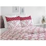 Parure de couette 240x260 cm HOME LINGE PASSION FRISE : Housse de coue