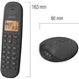 Téléphone fixe sans fil - LOGICOM - DECT ILOA 155T SOLO - Noir - Avec
