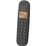 Téléphone fixe sans fil - LOGICOM - DECT ILOA 155T SOLO - Noir - Avec