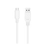 Câble USB-C NANOCABLE 10.01.4001-L150-W Blanc 1,5 m
