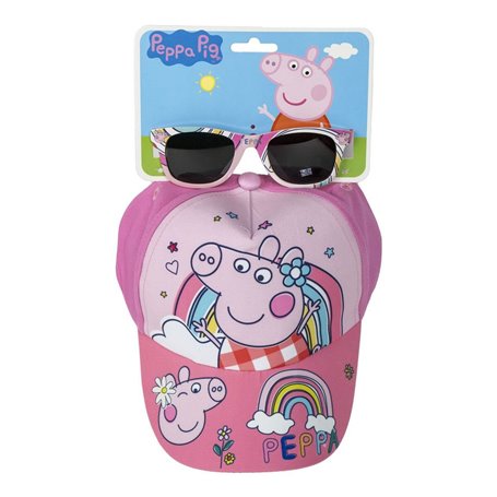 Ensemble casquette et lunettes de soleil Peppa Pig 2 Pièces Rose (51 c