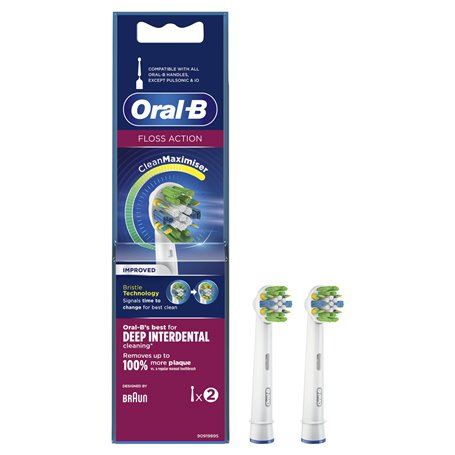 Tête de rechange Oral-B Floss Action Blanc 2 Unités