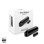 Détecteur d'ouverture Z-Wave noir avec sonde de température - Fibaro