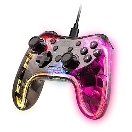 Manette de jeu filaire Mars Gaming MGP-C RGB (Transparent)
