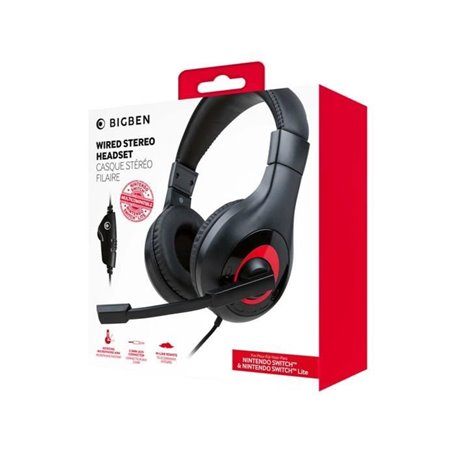 Casque stéréo filaire pour Nintendo Switch, Nintendo Switch Lire et Ni