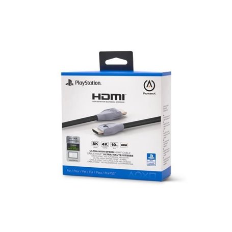 Câble HDMI PowerA pour PS5 Noir et Gris