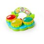 BRIGHT STARTS Jouet musical Safari Beats, 3 tambours colorés, 2 modes 