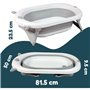 Baignoire pliante - 23x80x49 cm - Gris blanc - LOOPING