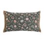 Coussin Home ESPRIT Vert Fleurs Boho 50 x 5 x 30 cm