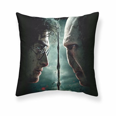 Housse de coussin Harry Potter vs Voldemort 50 x 50 cm