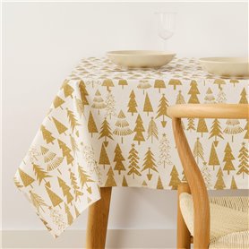 Nappe enduite antitache Mauré Christmas 250 x 140 cm