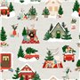 Nappe enduite antitache Mauré Merry Christmas 100 x 140 cm