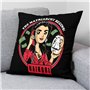 Housse de coussin La casa de papel Chibi Eng A Noir 45 x 45 cm