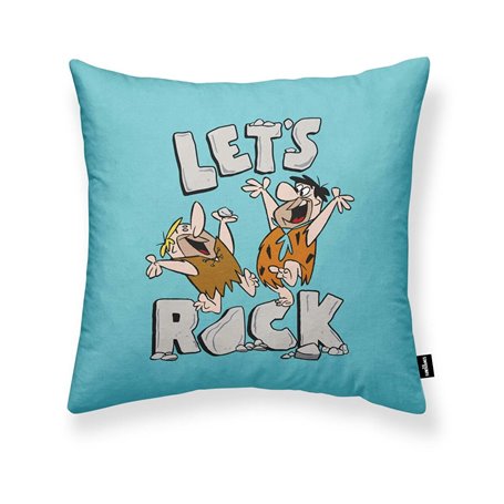 Housse de coussin The Flintstones Let's Rock A 45 x 45 cm