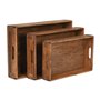 Jeux de plateaux Home ESPRIT Naturel Bois d'épicéa 56 x 38 x 10 cm (3 