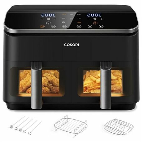 Friteuse sans Huile Cosori Dual Basket 8.5 Chef Edition Noir 8,5 L