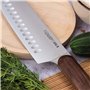 Couteau Santoku 3 Claveles Oslo Acier inoxydable 17,5 cm