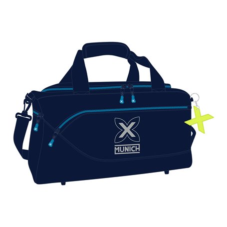 Sac de sport Munich Nautic Blue marine 50 x 25 x 25 cm