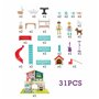 Maison de poupée Hape Rock & Slide 31 Pièces