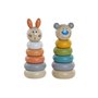 Jouet Educatif Home ESPRIT 5,5 x 5,5 x 14 cm animaux (2 Unités)