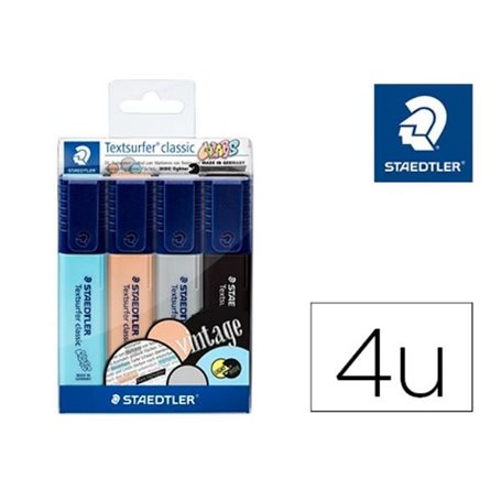 Ensemble de Marqueurs Fluorescents Staedtler 364 CWP4
