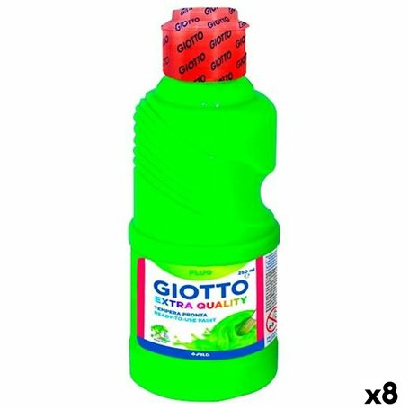 Gouache Giotto Fluo Vert 250 ml (8 Unités)