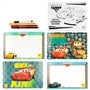 Kit de Dessin Cars Pocket Drawing School (6 Unités)