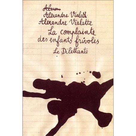 La Complainte des enfants frivoles