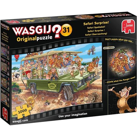 Jumbo Wasgij Original 31 Safari Surprise! Puzzle de 1000 pièces (19164)