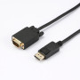 C ble VGA/DisplayPort 1.2 Male/Male - Longueur 2M - Noir - en sachet