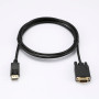 C ble VGA/DisplayPort 1.2 Male/Male - Longueur 2M - Noir - en sachet