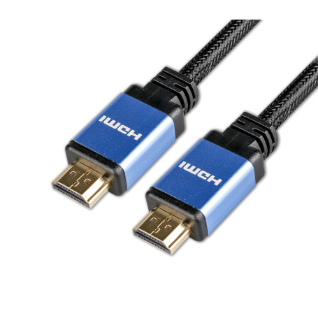 C ble HDMI m le/m le 2.1 en nylon tress - 3m - compatible 8k