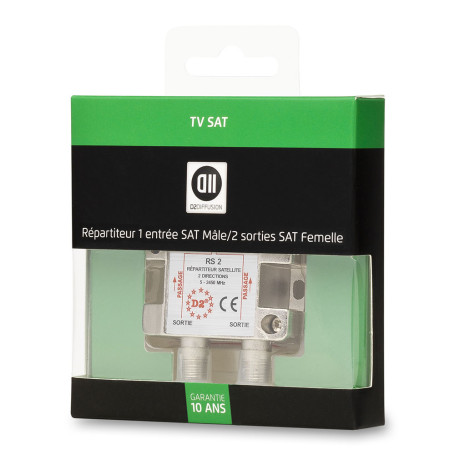 Rpartiteur SAT 1 entre /2 sorties D2 Diffusion