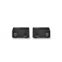 Lindy 70456 extension audio/video Émetteur et récepteur AV Noir