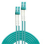 Lindy 46401 câble de fibre optique 40 m LC OM3 Turquoise
