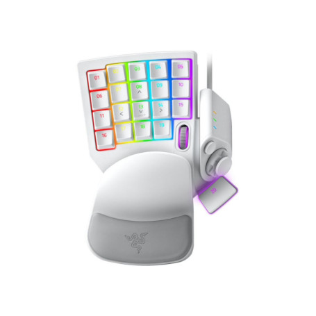 RAZER Pad programmable RAZER Tartarus Pro - Mercury (Analog Switch) retroclaira