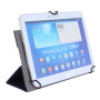WE  tui universel Bleu Nuit pour tablettes 9/11 Toucher doux Systme de crochet