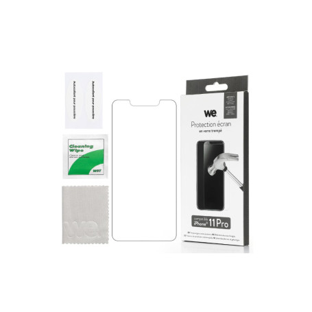 WE Verre tremp APPLE IPHONE 11: Protection cran - anti-rayures - anti-bulles d