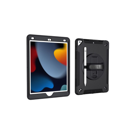 WE Etui antichocs pour iPad 10.2 (7/8/9th generation) avec poigne rotative
