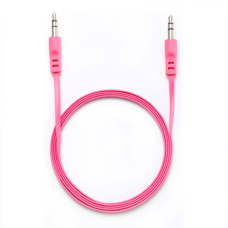 C ble Jack/Jack M/M plat 1.50m - fushia 3.5mm