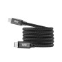 WE C ble USB-C m le/USB-C m le/m le en nylon tress 1m - USB 3.2 gen 1 - 3A - no